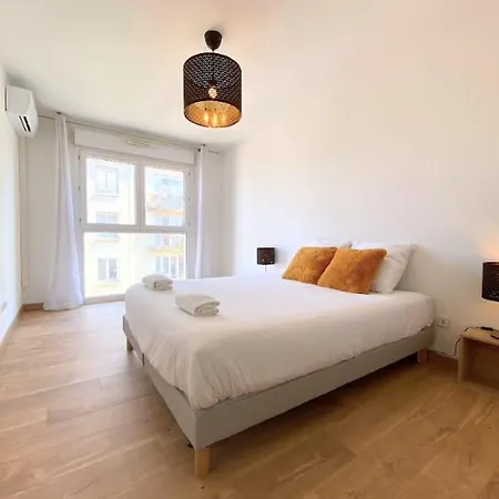La Palmeraie T2, Terrasse, Clim, Pkg, Centre מונפלייה