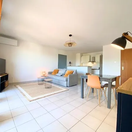 Lejlighed La Palmeraie T2, Terrasse, Clim, Pkg, Centre Montpellier